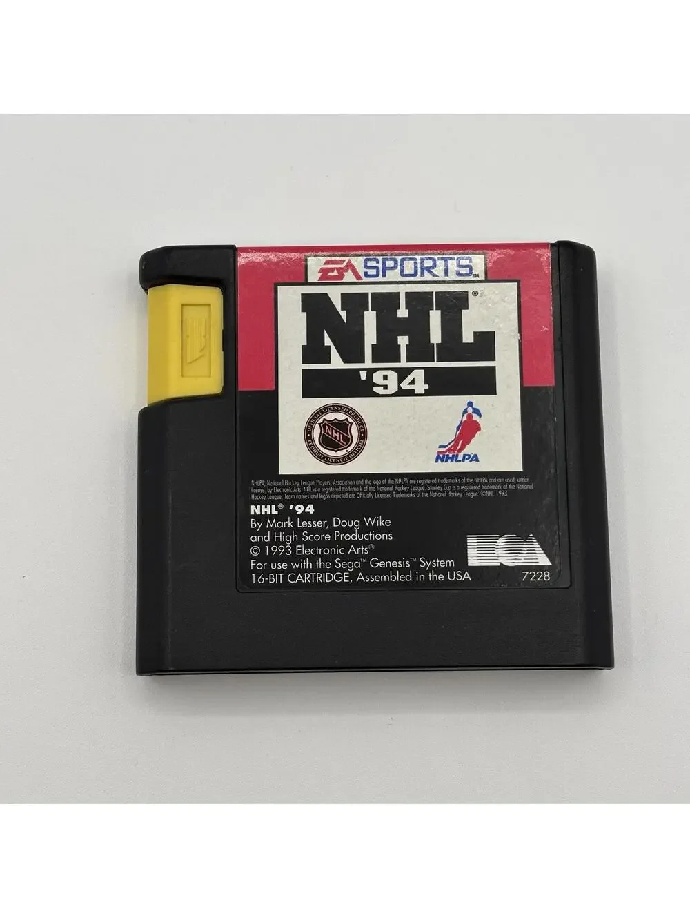 Sega Genesis NHL 94 Game Cartridge Tested Working EA Sports Hockey